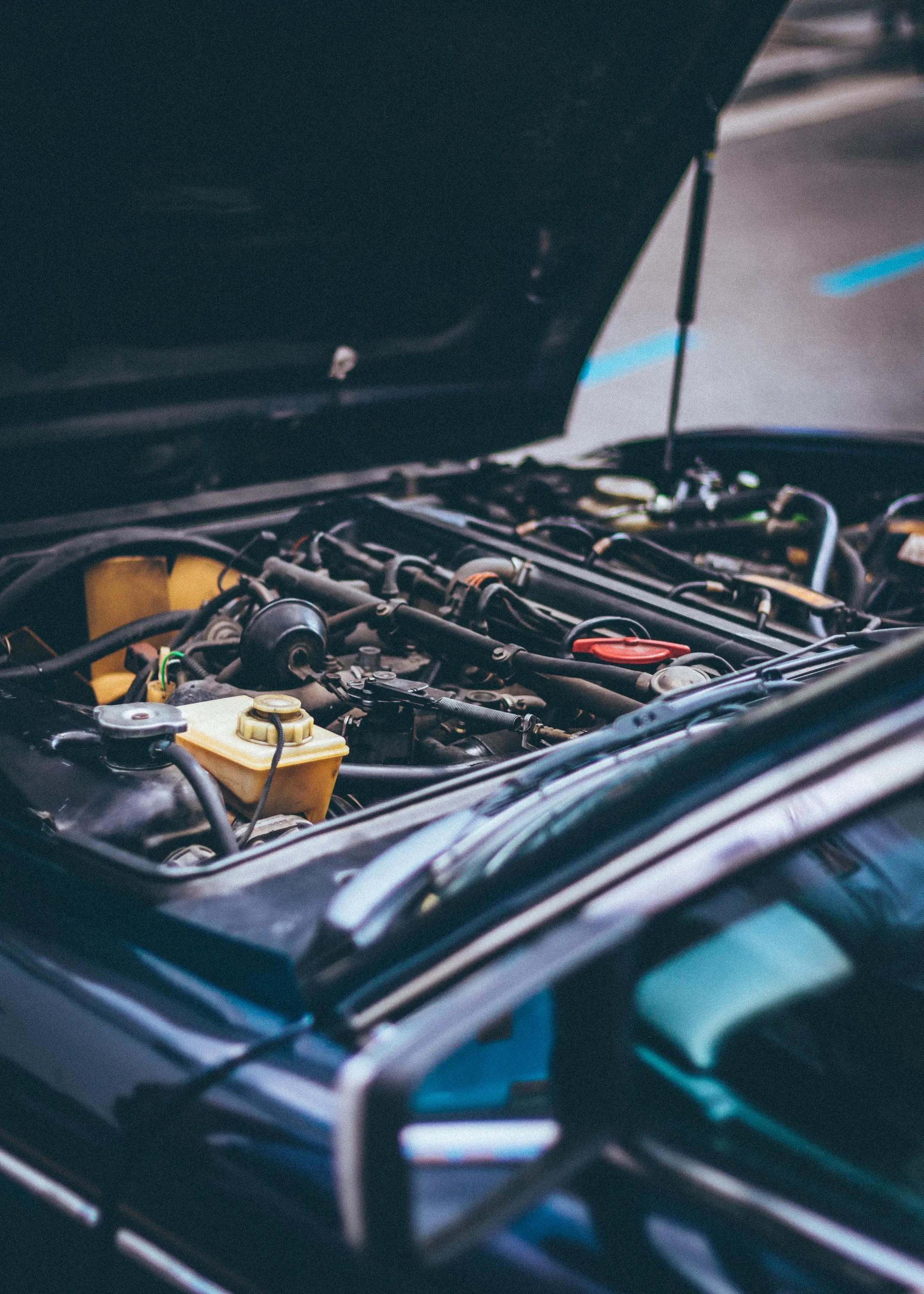 Hero - car engine compartment